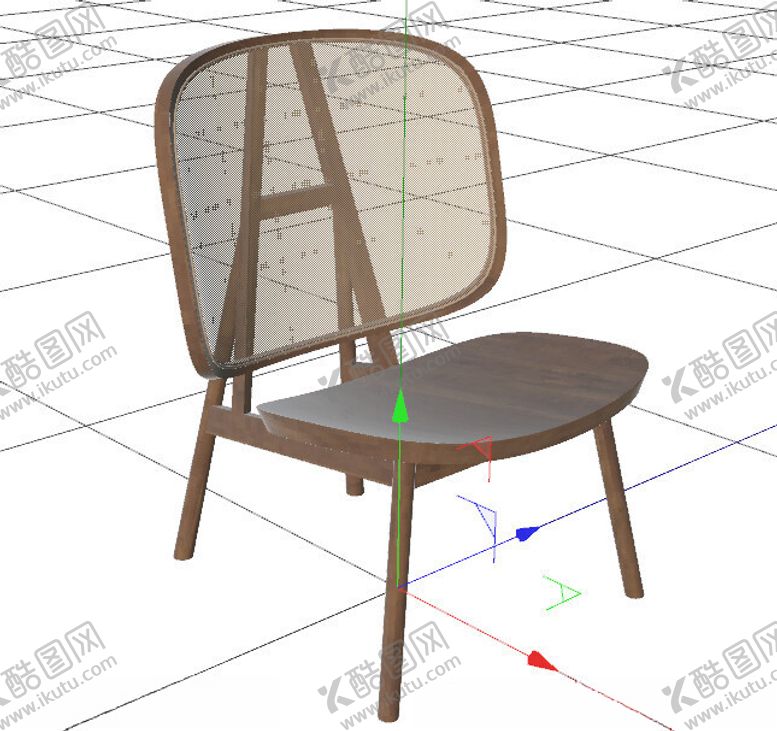 编号：27409702060352066330【酷图网】源文件下载-C4D模型椅子