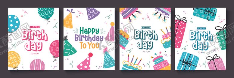 编号：93962709261656293039【酷图网】源文件下载-生日贺卡