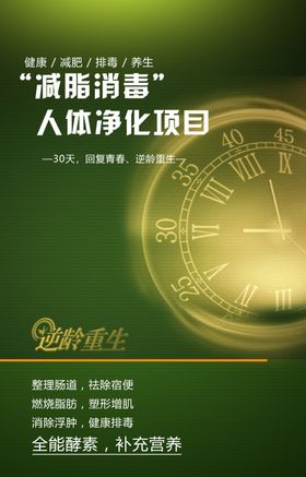 减脂排毒海报