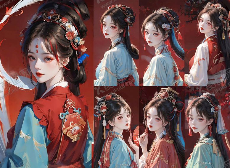 编号：59911610161244383717【酷图网】源文件下载-古风美女