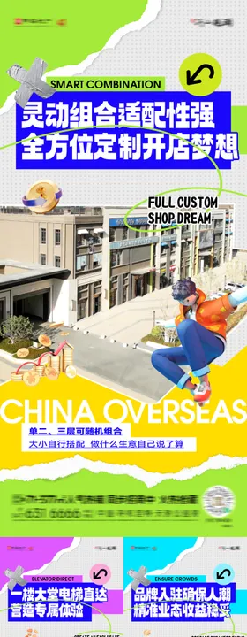 商铺价值系列海报