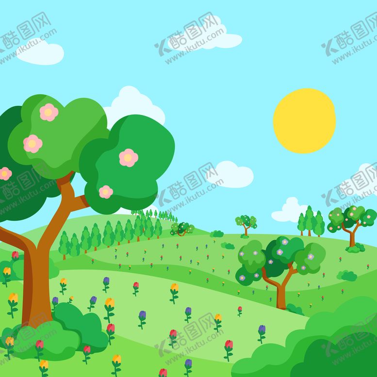 编号：62094109251803223210【酷图网】源文件下载-矢量春天背景