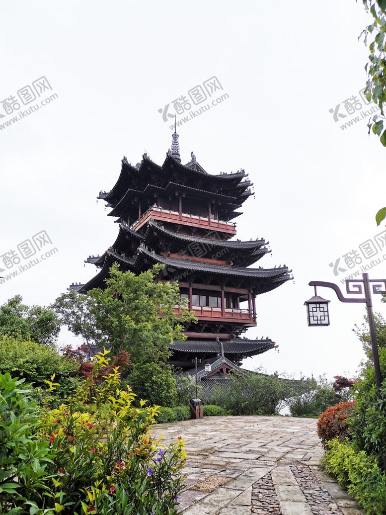 编号：43310007061328334696【酷图网】源文件下载-风景半山阁楼
