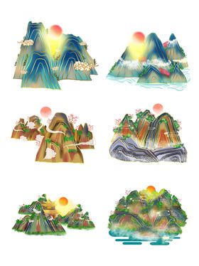 编号：68793109231102580542【酷图网】源文件下载-国潮山