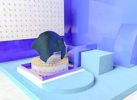 C4D立体展示场景元素图片