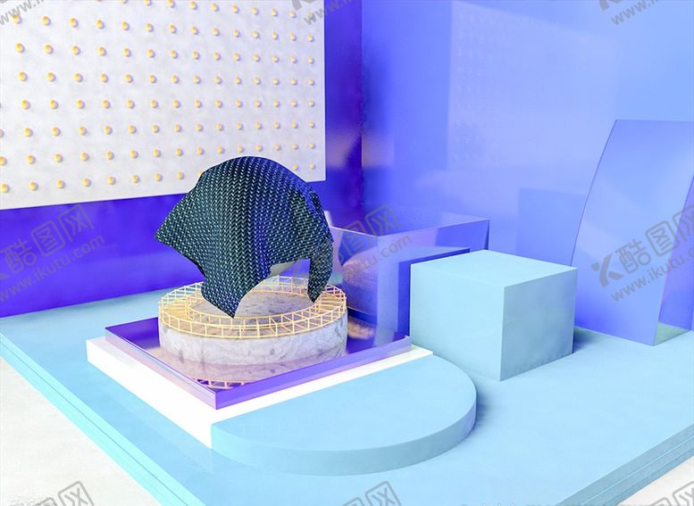 编号：51316707141741574202【酷图网】源文件下载-C4D立体展示场景元素