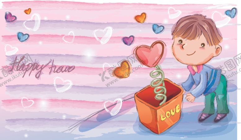 编号：54979309112111365787【酷图网】源文件下载-清新快乐儿童创意插画