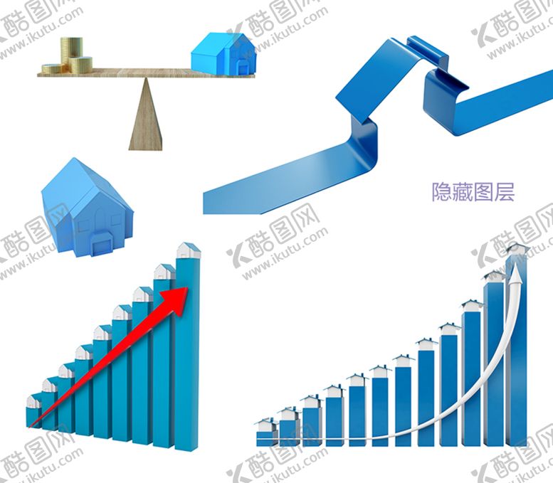 编号：17968409142048084763【酷图网】源文件下载-3D地产插图