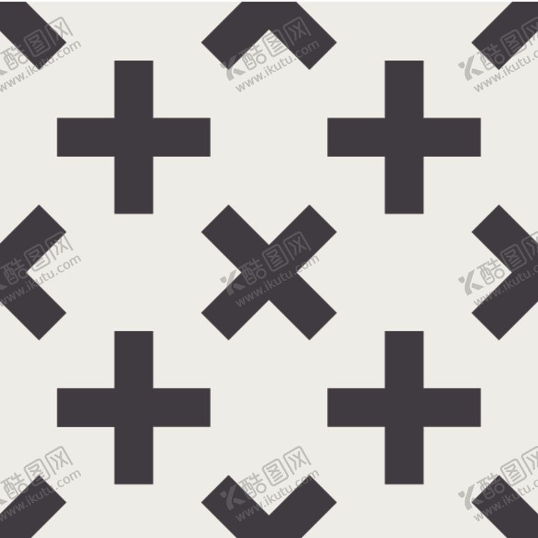 编号：67513610311445184427【酷图网】源文件下载-黑白简约花纹图案设计