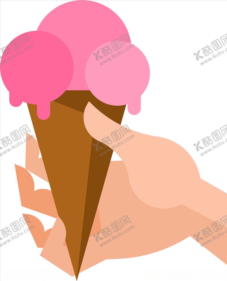 编号：16079105150056598045【酷图网】源文件下载-手绘卡通冰淇淋