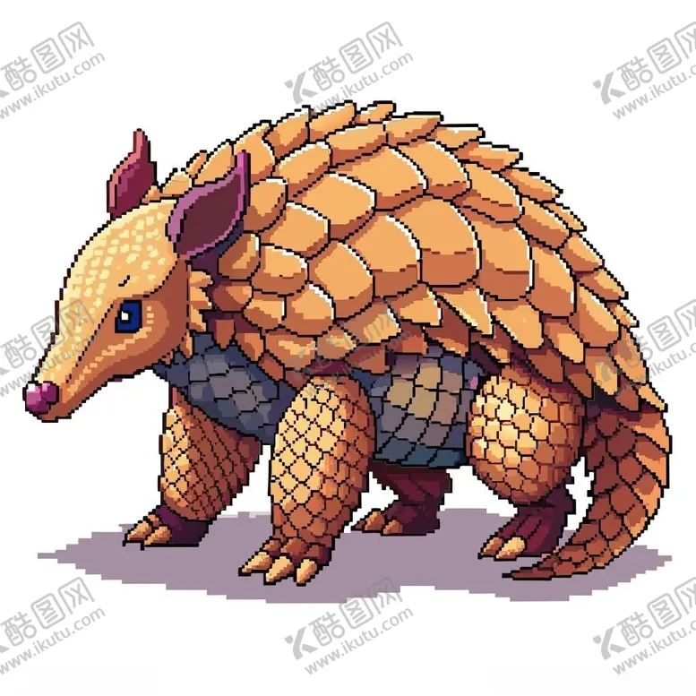 编号：31027102251611589943【酷图网】源文件下载-像素风格穿山甲