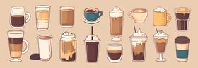 咖啡饮品图案