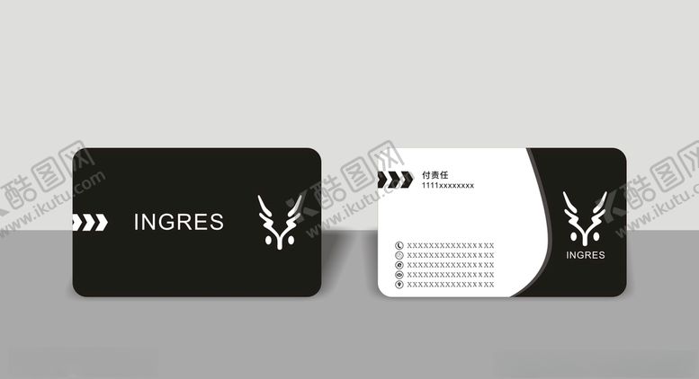 编号：30116609270115447633【酷图网】源文件下载-简约不简单名片设计