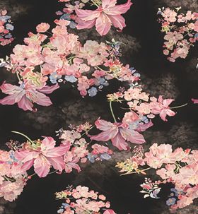 手绘花复古碎大