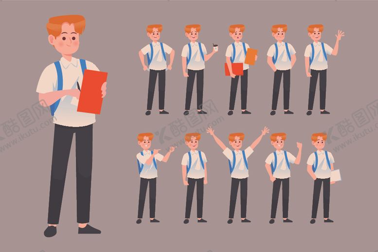 编号：54943510281756041222【酷图网】源文件下载-动漫人物