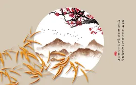 国画山水图裱山水山水山水展