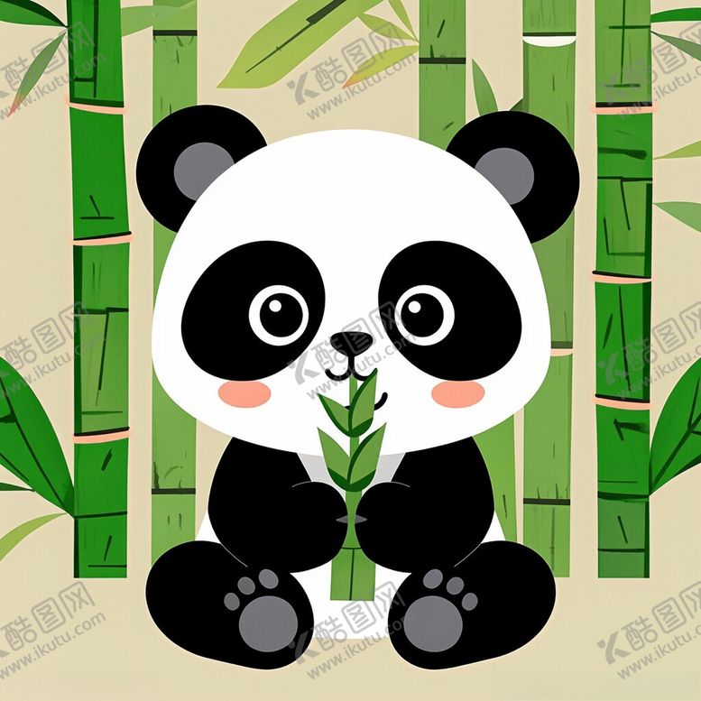 编号：36989001170216091670【酷图网】源文件下载-可爱卡通熊猫