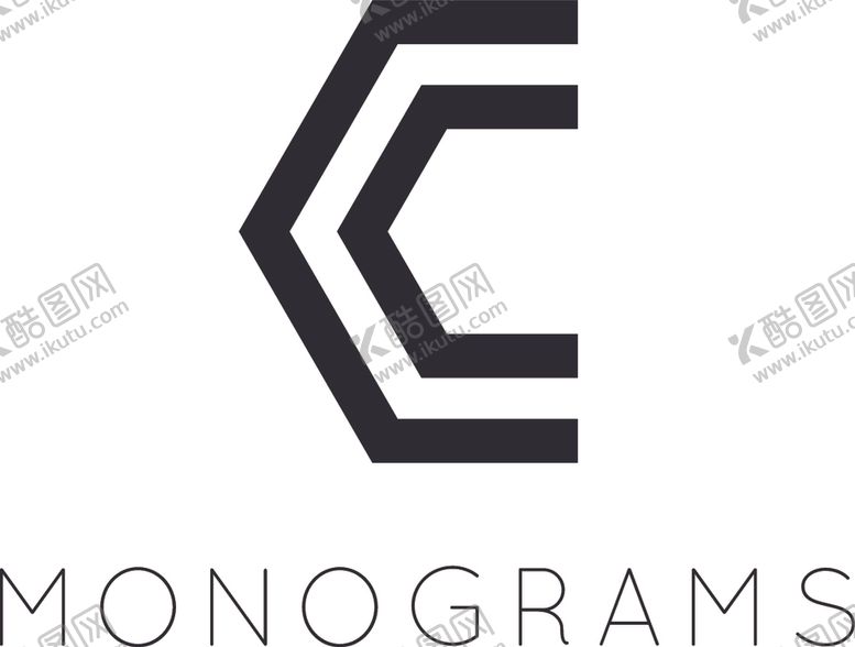 编号：92095410290650465668【酷图网】源文件下载-字母logo