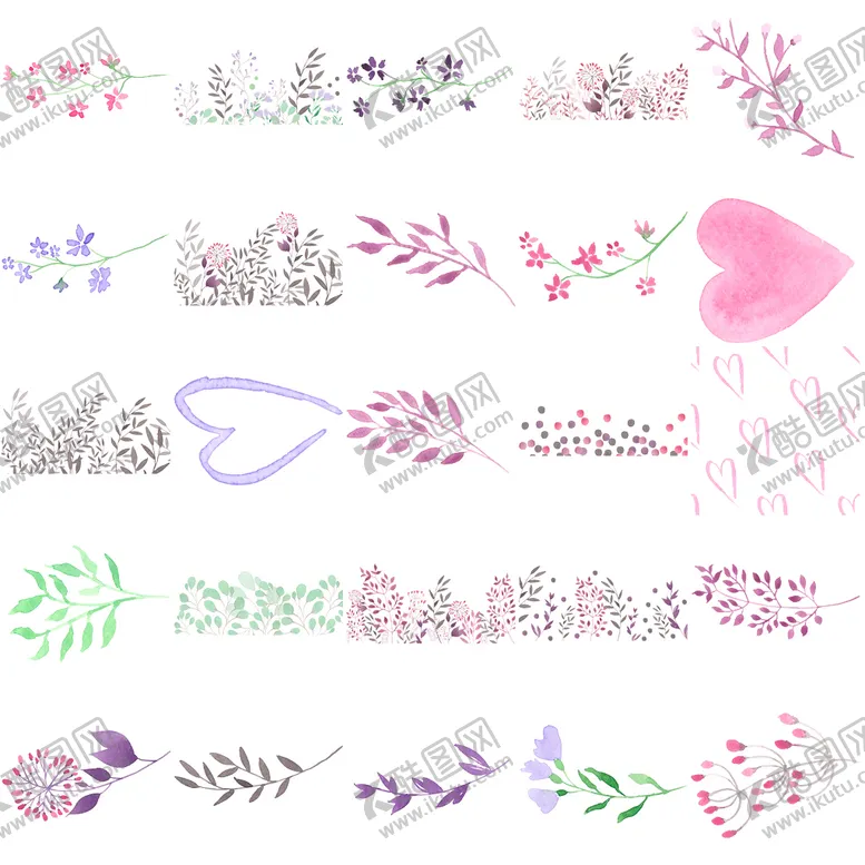编号：34383701131833477074【酷图网】源文件下载-水彩鲜花花卉png