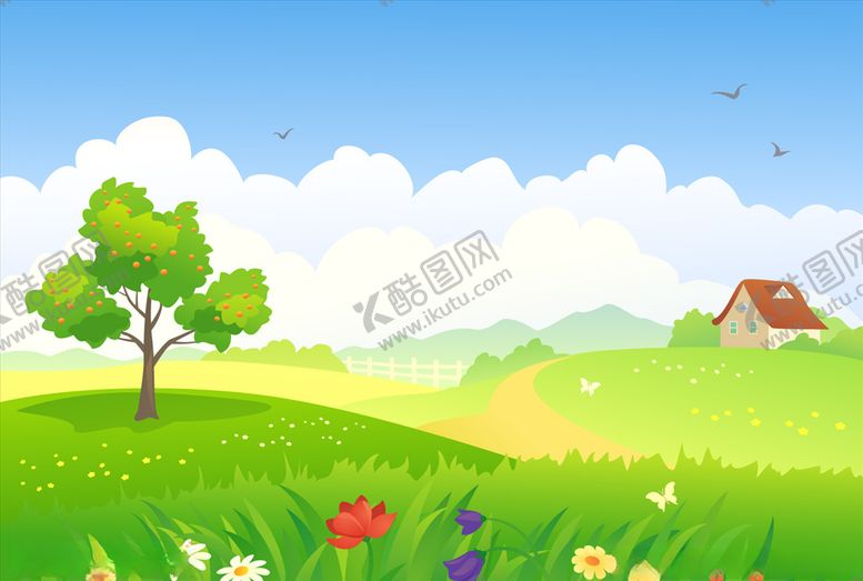 编号：29251409141130515817【酷图网】源文件下载-卡通风景
