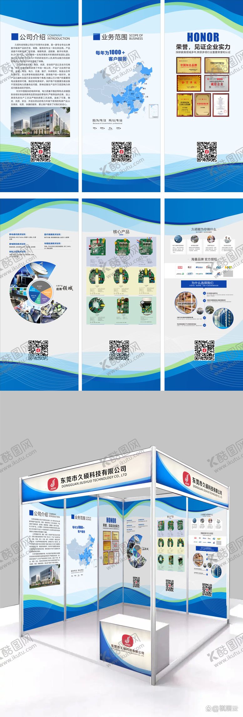 编号：15301010242224472840【酷图网】源文件下载-展会电子产品系列展板