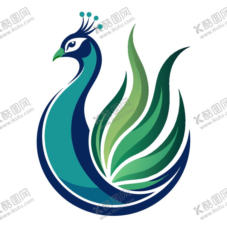 编号：95050502260754372596【酷图网】源文件下载-孔雀logo