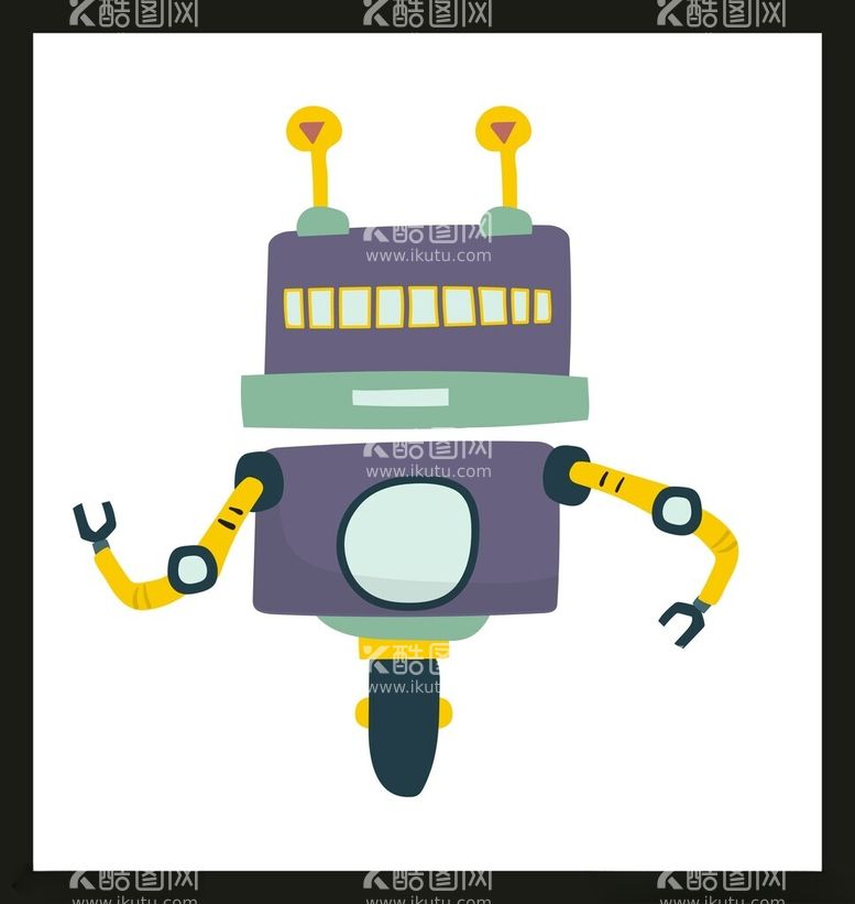 编号：21390302070507016353【酷图网】源文件下载-手绘机器人