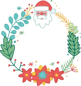 圣诞花环免抠图