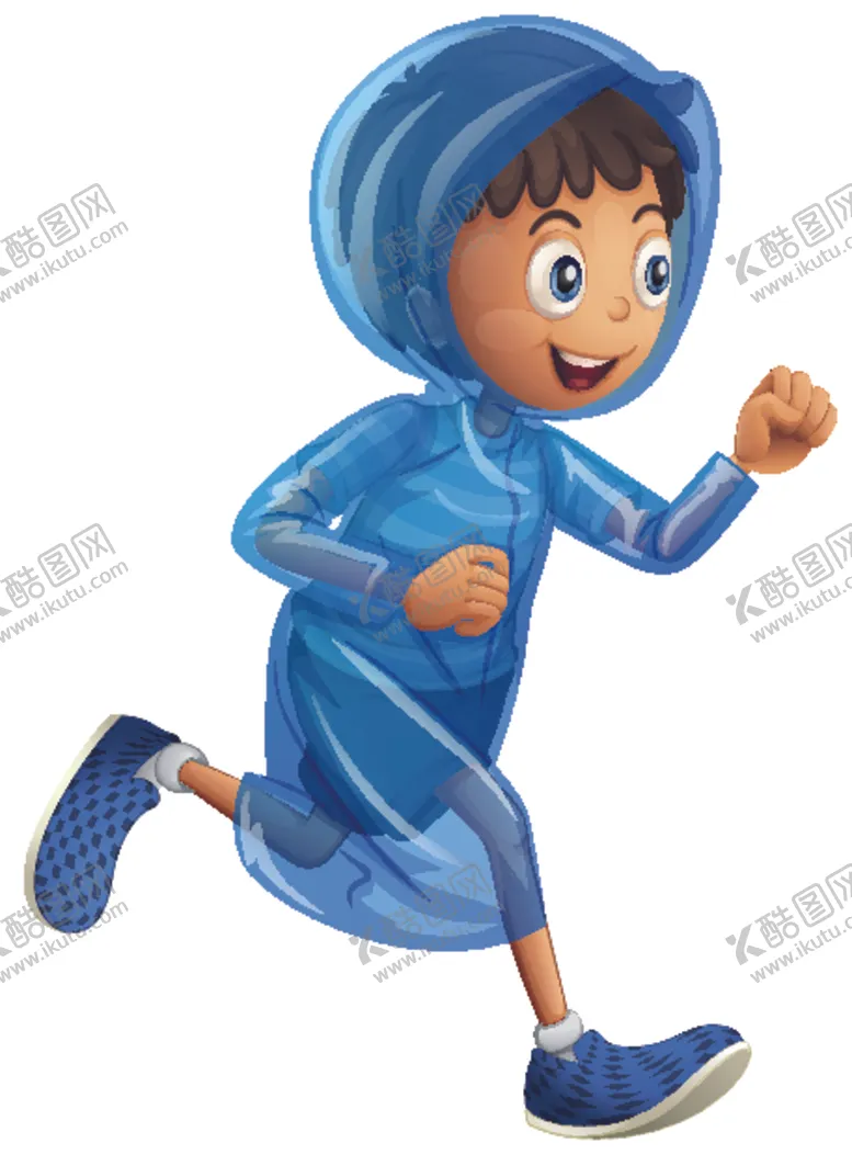 编号：56893706242257441464【酷图网】源文件下载-穿雨衣的儿童