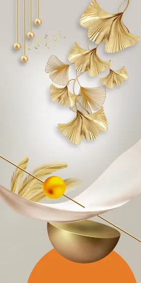 装饰画背景玄关壁
