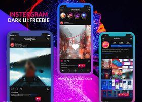 xd视频黑色UI设计播放页首页