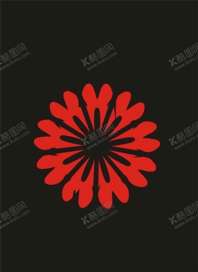编号：91712807071524225945【酷图网】源文件下载-矢量星形花花纹花朵