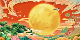 梦幻东方奇幻日出图景