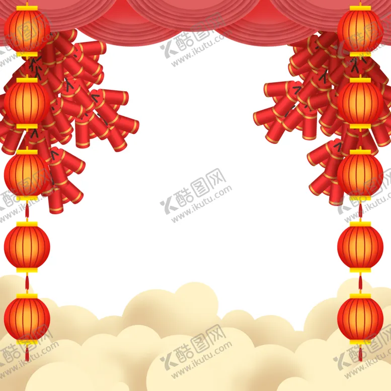 编号：35110305021125141096【酷图网】源文件下载-新年边框