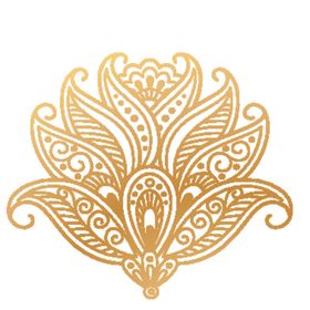 欧式金色花纹图案