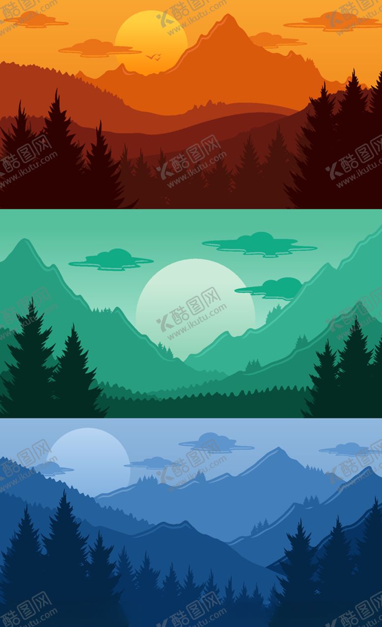 编号：54658006281226054943【酷图网】源文件下载-风景插画