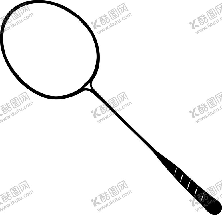 编号：29525112301420569269【酷图网】源文件下载-羽毛球拍