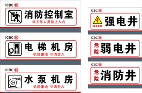 工行消防配套标识