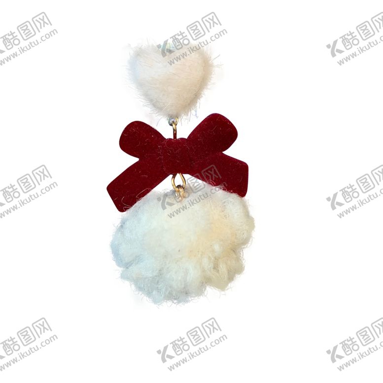 编号：58934510080836083020【酷图网】源文件下载-毛球耳坠