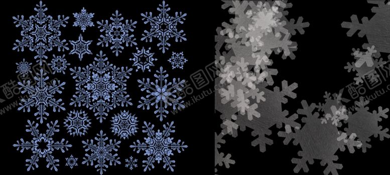 编号：20678003301418215107【酷图网】源文件下载-雪花png免扣高清素材