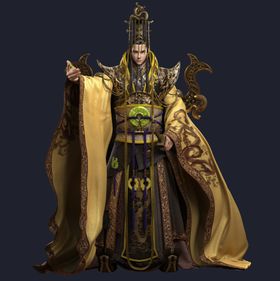 高清透明底免扣卡通古风皇帝人物