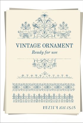 底纹花纹手绘稿