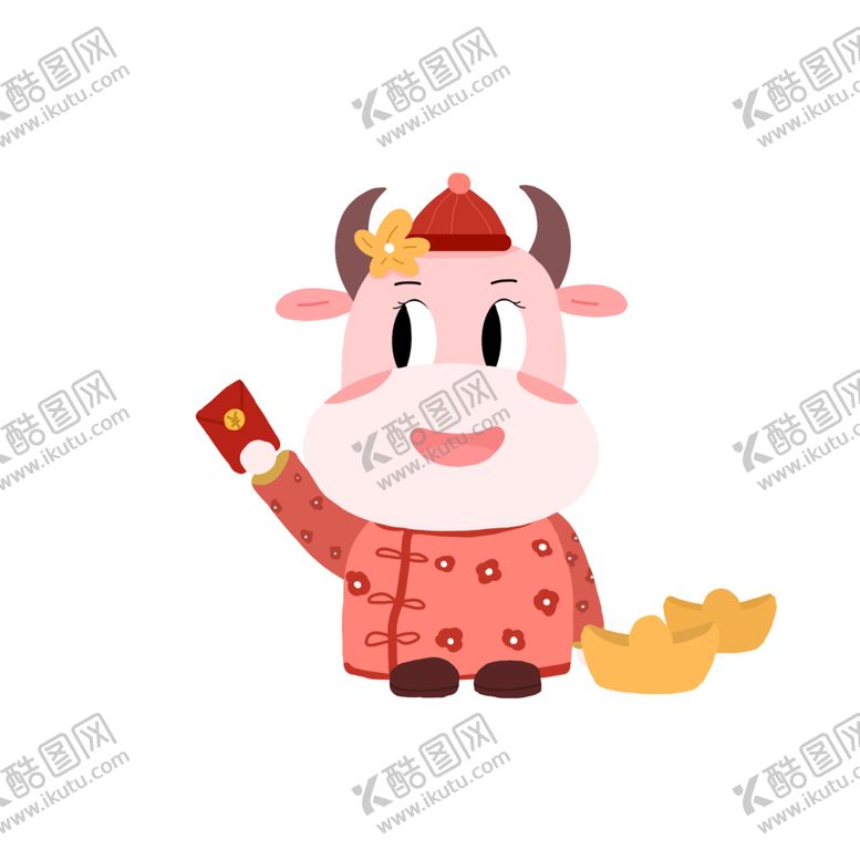 编号：51138309290311079960【酷图网】源文件下载-牛卡通形象(182)