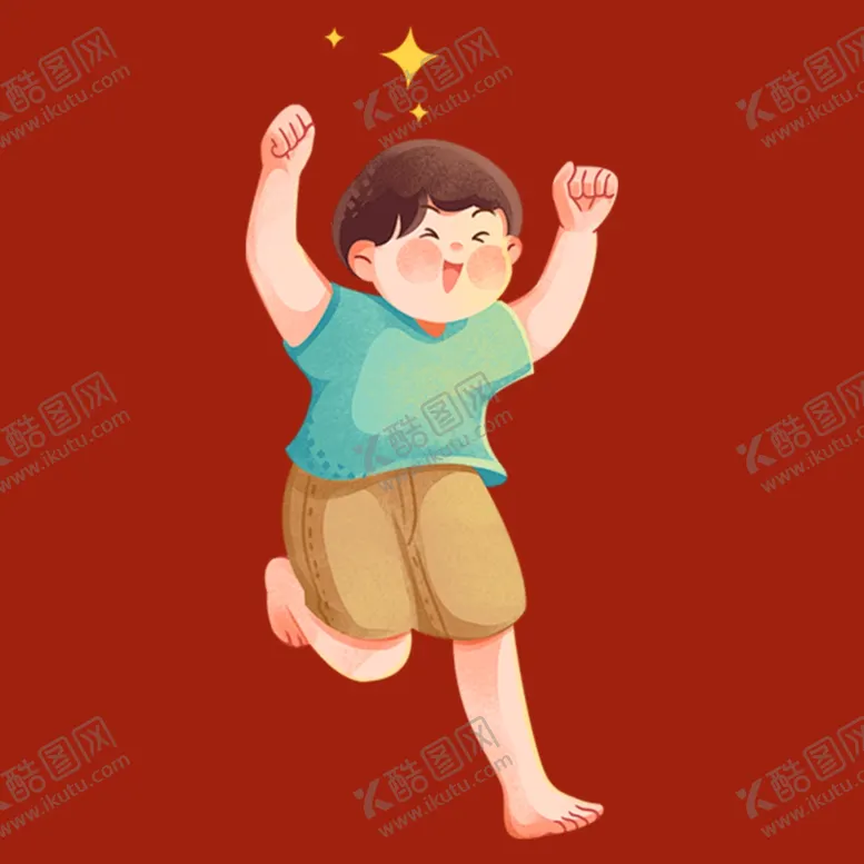编号：18762002171435098765【酷图网】源文件下载-手绘儿童男孩