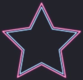 霓虹灯星星