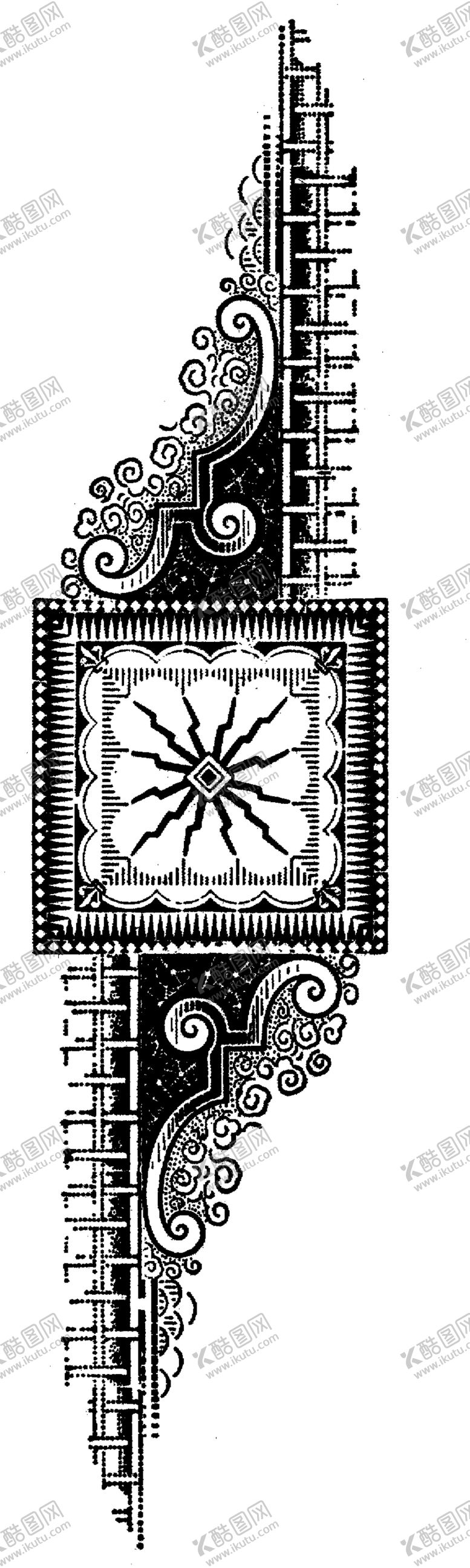 编号：55322110011115464200【酷图网】源文件下载-花纹边框