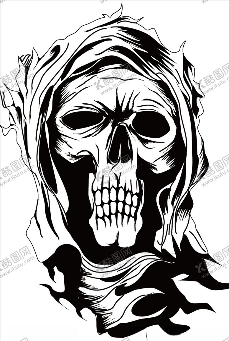 编号：23909410280733592700【酷图网】源文件下载-骷髅头