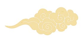祥云金色新年纹理