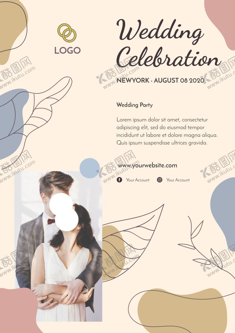 编号：79168609091639561344【酷图网】源文件下载-婚礼海报