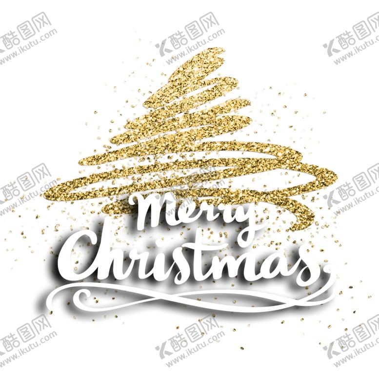 编号：19220710050721281239【酷图网】源文件下载-圣诞节金色圣诞字体图片